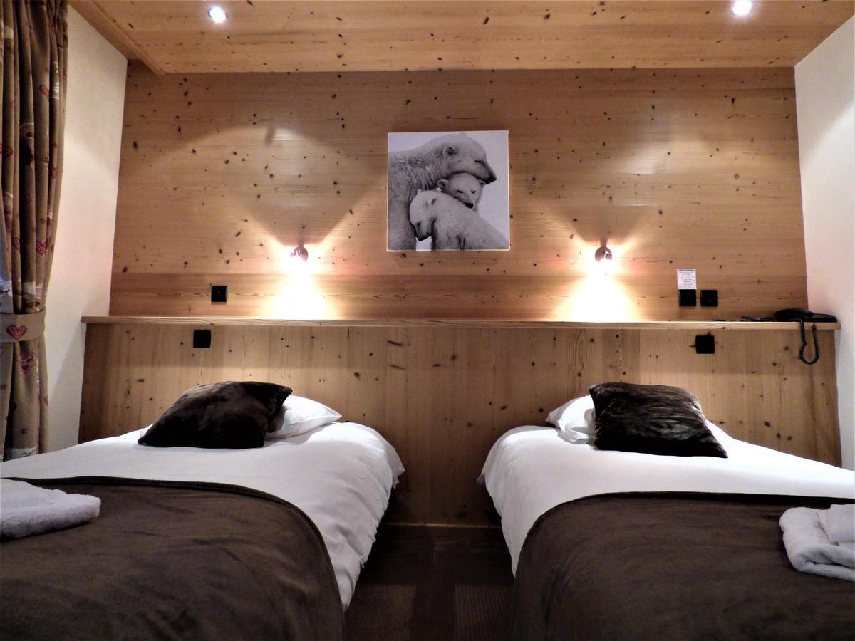 Hotel Les Flocons Le Grand-Bornand Esterno foto