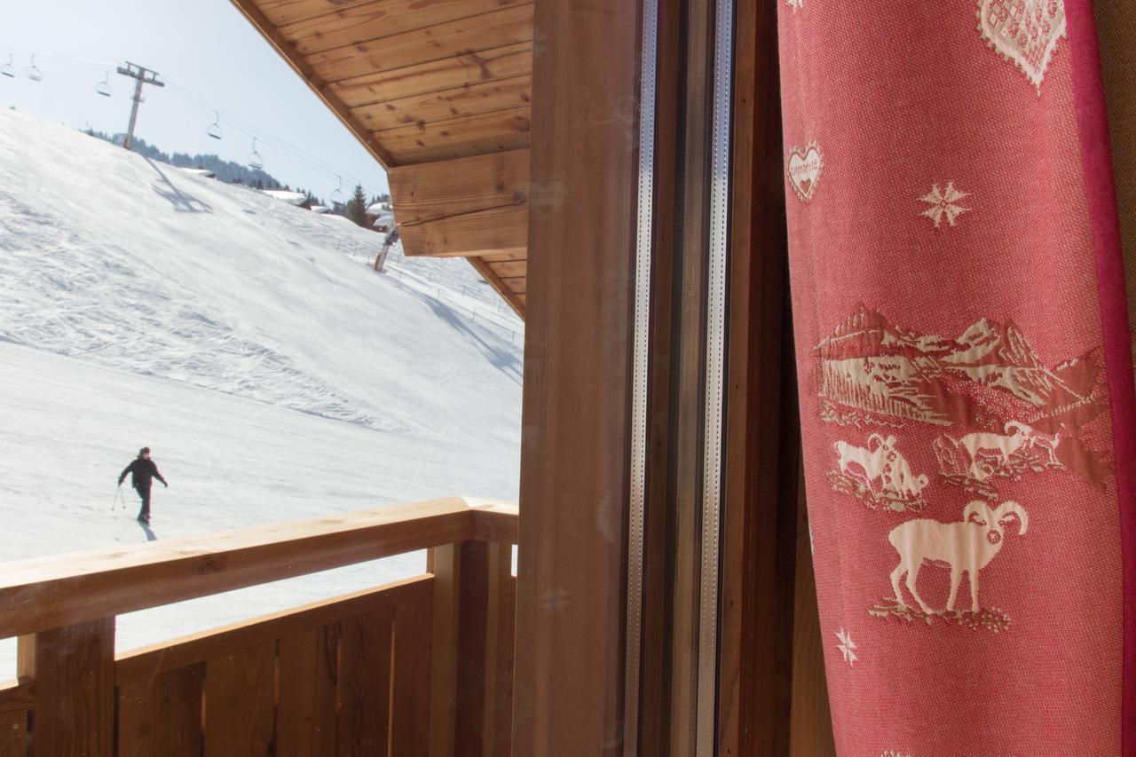 Hotel Les Flocons Le Grand-Bornand Esterno foto