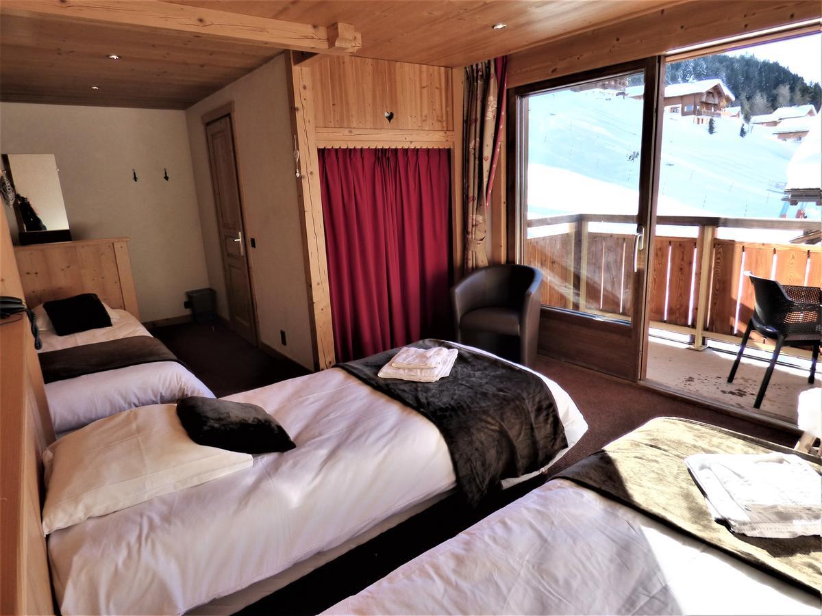 Hotel Les Flocons Le Grand-Bornand Esterno foto