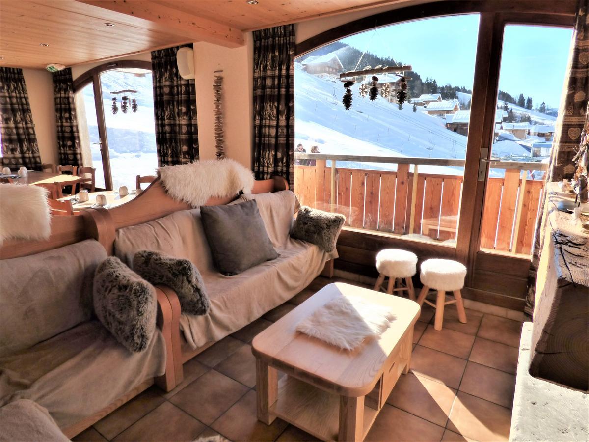 Hotel Les Flocons Le Grand-Bornand Esterno foto